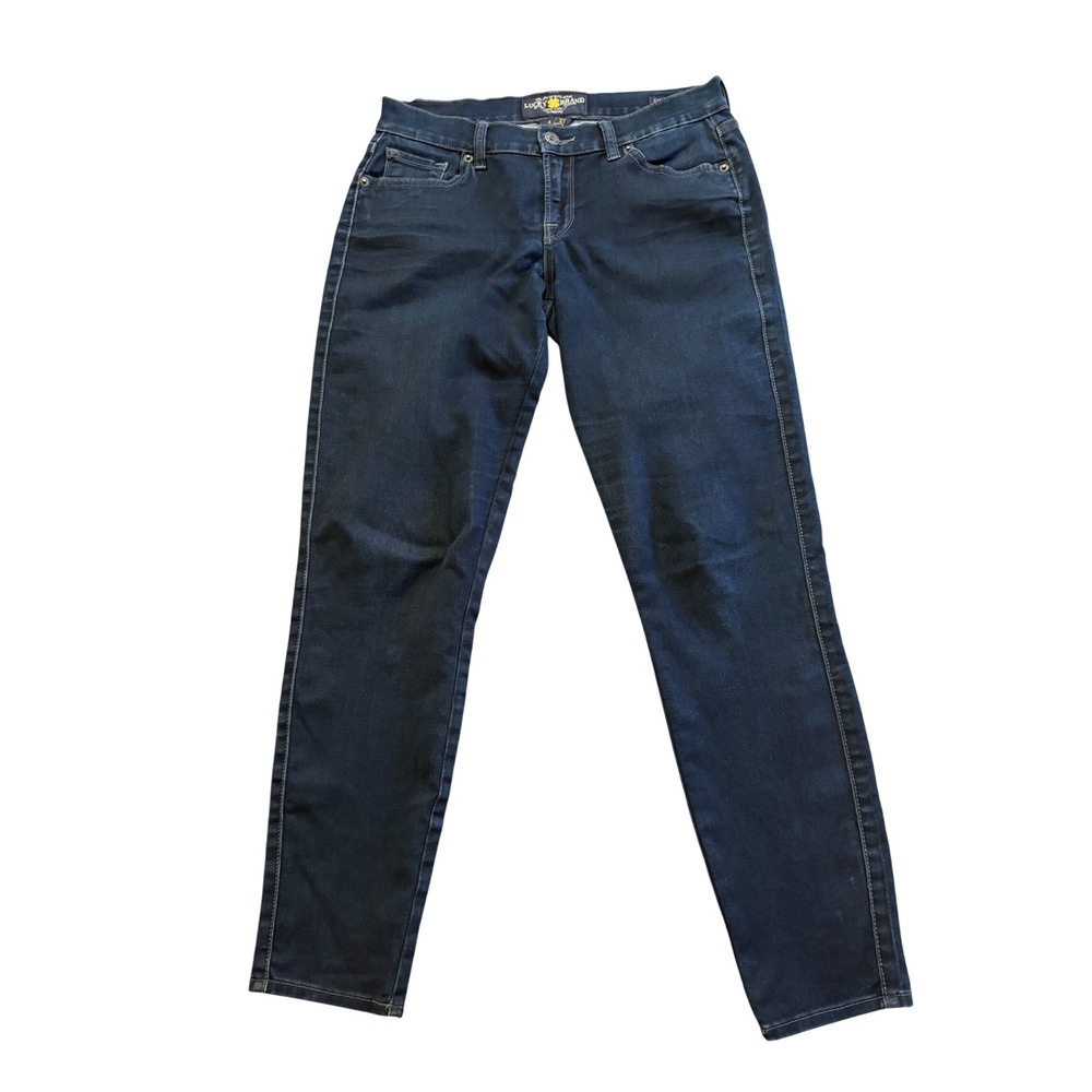 Lucky Brand Charlie Legging Jeans Womens 4/27 Dark Wash Skinny Denim